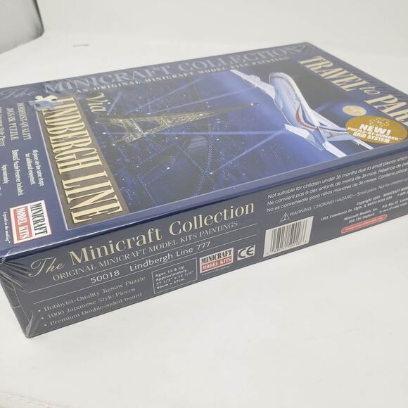 NEW! Lindbergh Line 777 Minicraft Model Line - Hobby Puzzle Activity Gift - Picture 3 of 6